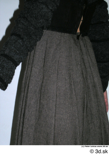 Photos Woman in Historical Dress 18 17th century Grey dress…